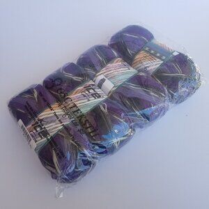 4-pack Ice Yarns Super Sock in Purple Shades Grey 4 skeins of yarn